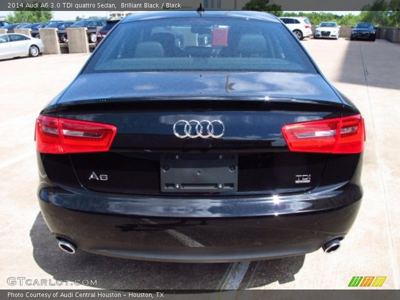 Brilliant Black / Black 2014 Audi A6 3.0 TDI quattro Sedan