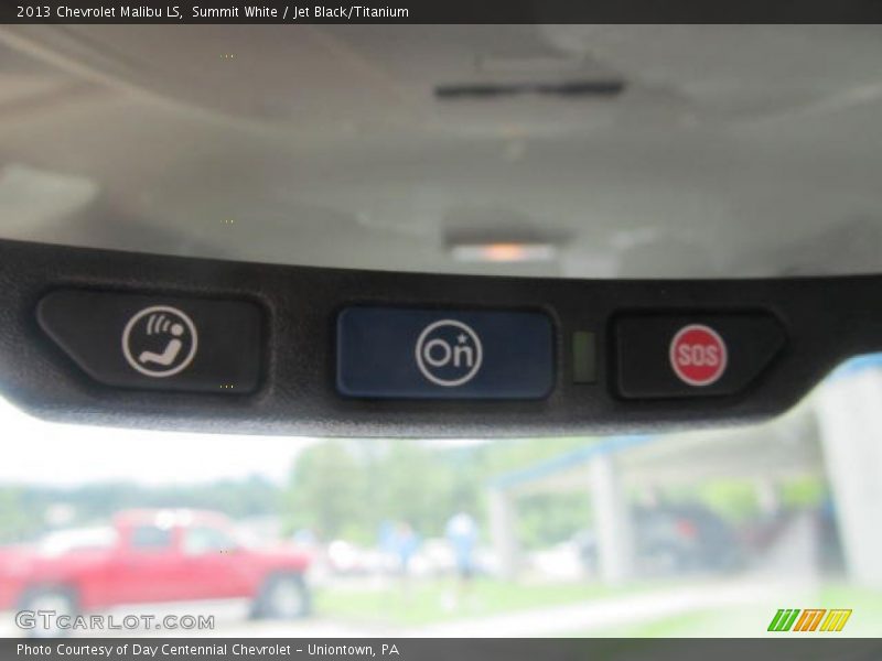 Summit White / Jet Black/Titanium 2013 Chevrolet Malibu LS