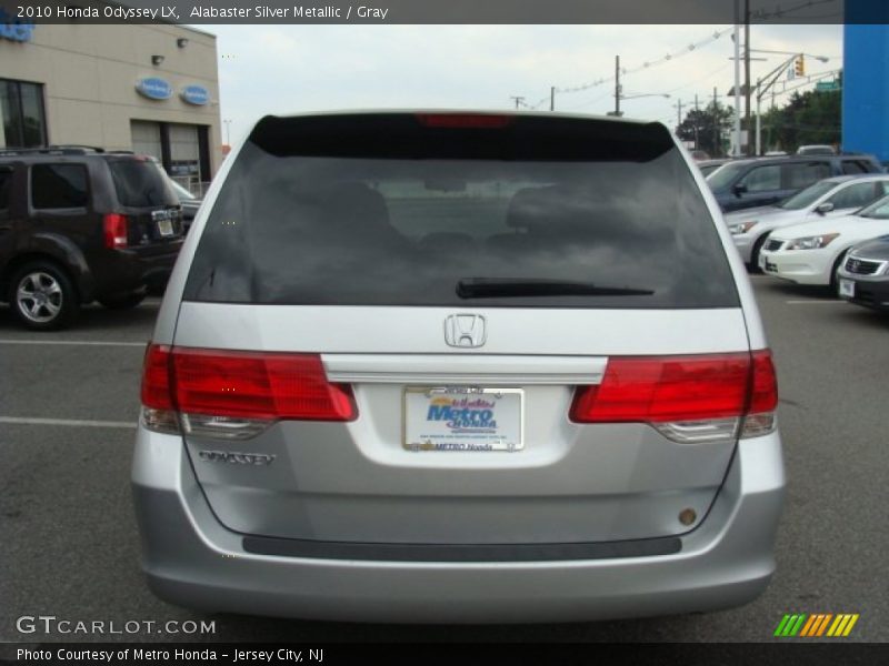 Alabaster Silver Metallic / Gray 2010 Honda Odyssey LX