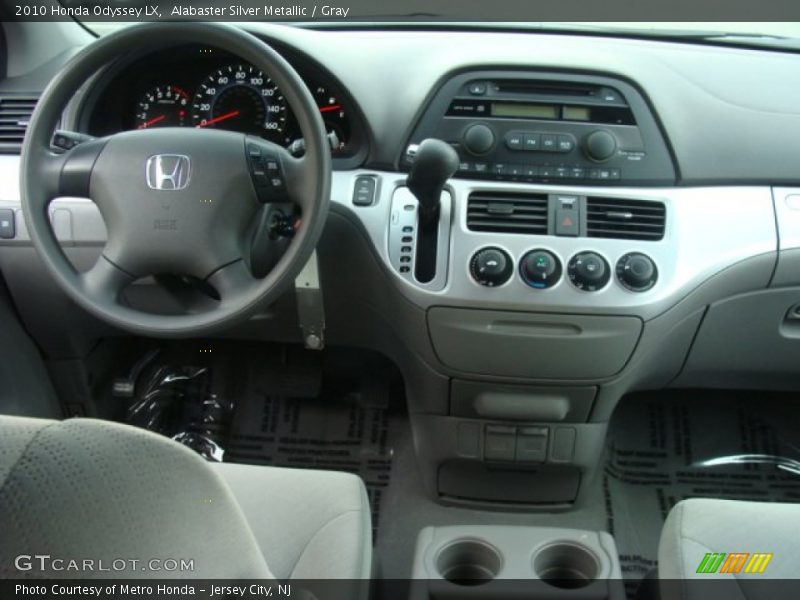 Alabaster Silver Metallic / Gray 2010 Honda Odyssey LX