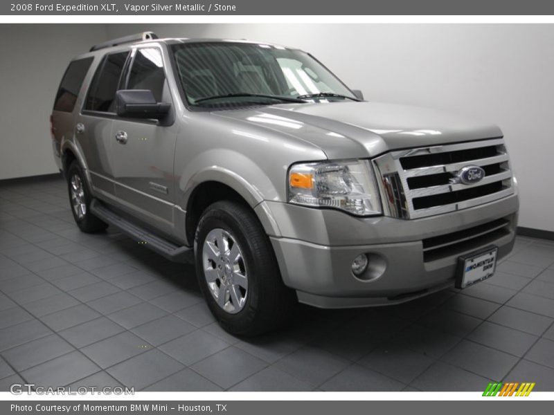 Vapor Silver Metallic / Stone 2008 Ford Expedition XLT