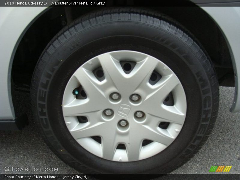 Alabaster Silver Metallic / Gray 2010 Honda Odyssey LX