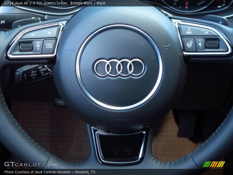 Brilliant Black / Black 2014 Audi A6 3.0 TDI quattro Sedan