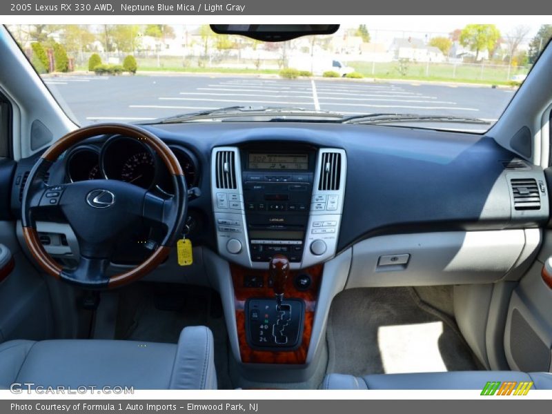 Neptune Blue Mica / Light Gray 2005 Lexus RX 330 AWD