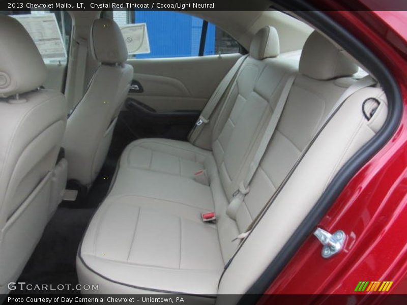 Crystal Red Tintcoat / Cocoa/Light Neutral 2013 Chevrolet Malibu LT