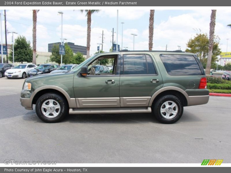 Estate Green Metallic / Medium Parchment 2004 Ford Expedition Eddie Bauer