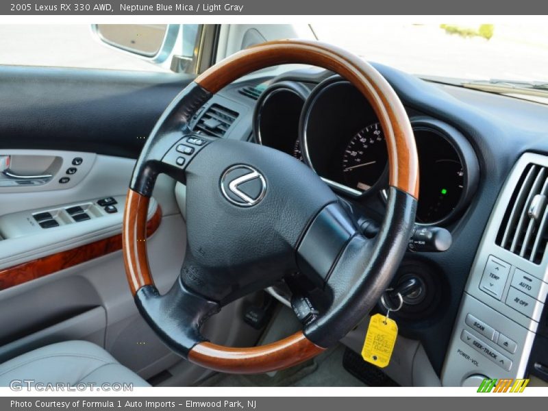 Neptune Blue Mica / Light Gray 2005 Lexus RX 330 AWD