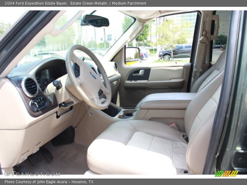 Estate Green Metallic / Medium Parchment 2004 Ford Expedition Eddie Bauer