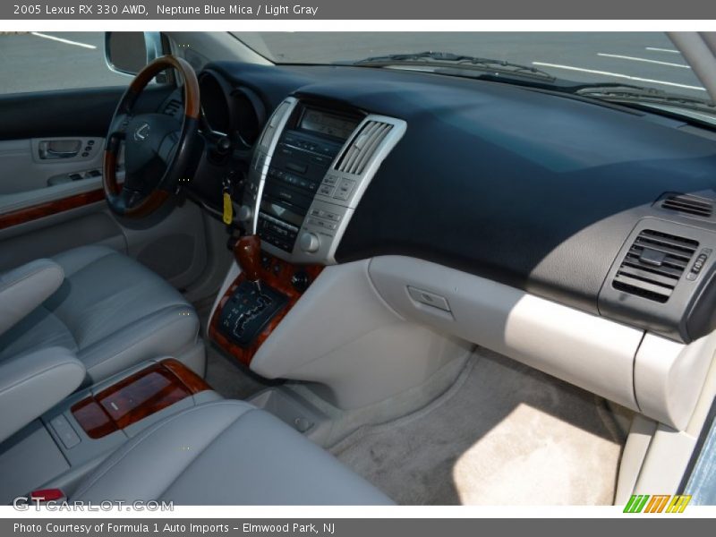 Neptune Blue Mica / Light Gray 2005 Lexus RX 330 AWD