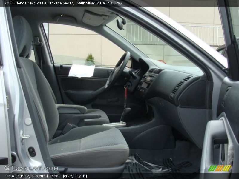 Satin Silver Metallic / Gray 2005 Honda Civic Value Package Sedan