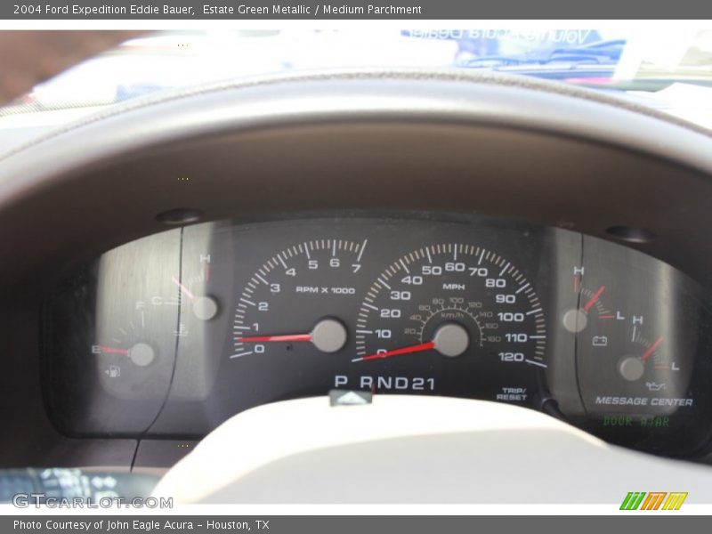 Estate Green Metallic / Medium Parchment 2004 Ford Expedition Eddie Bauer