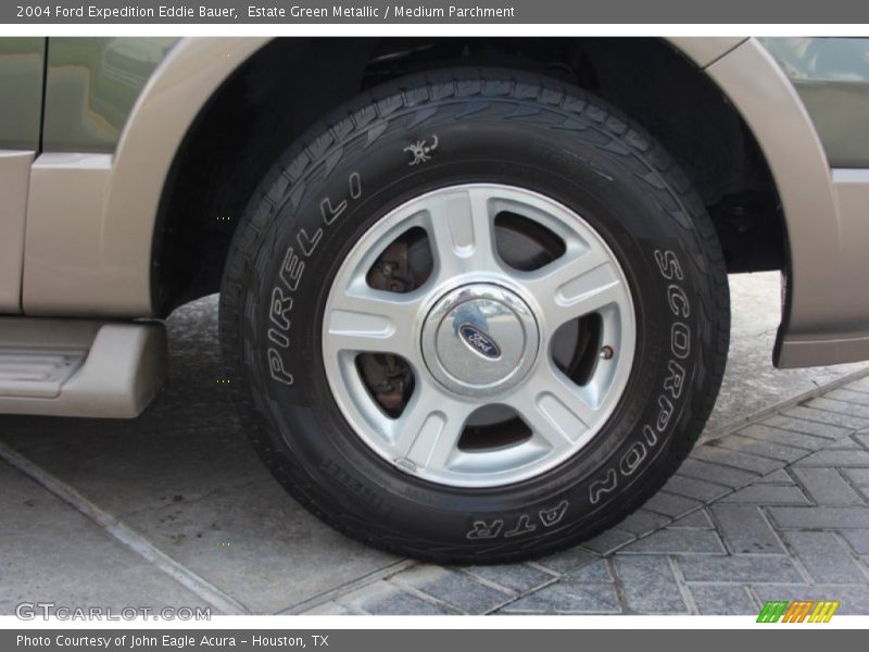 Estate Green Metallic / Medium Parchment 2004 Ford Expedition Eddie Bauer