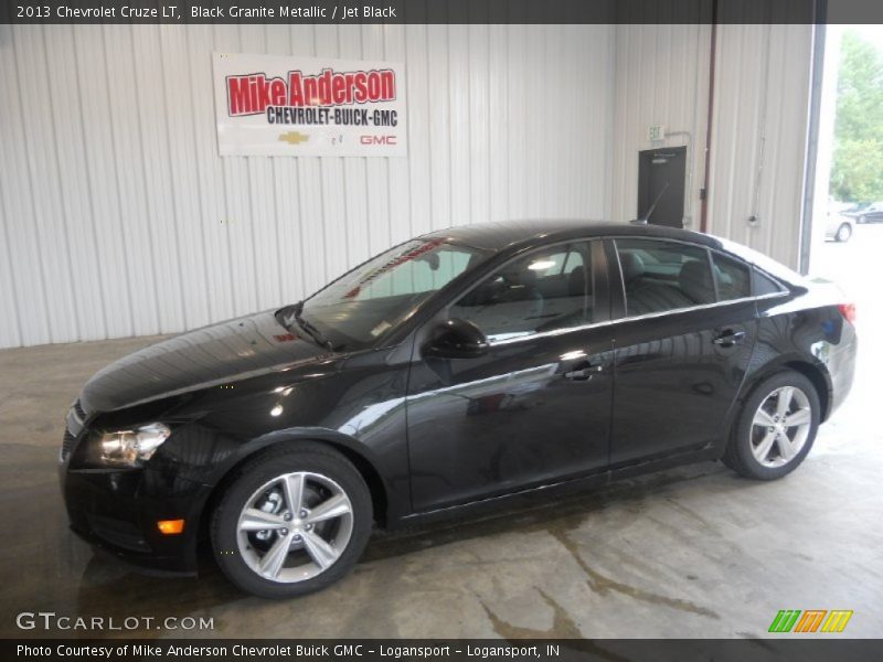 Black Granite Metallic / Jet Black 2013 Chevrolet Cruze LT