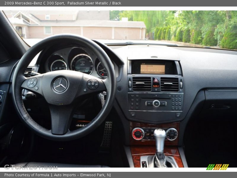 Palladium Silver Metallic / Black 2009 Mercedes-Benz C 300 Sport