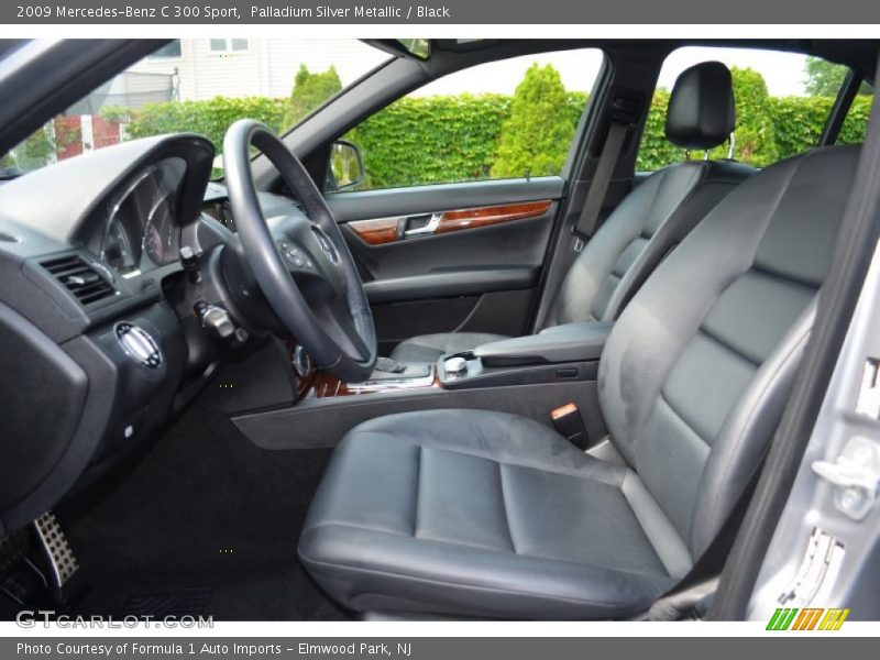 Palladium Silver Metallic / Black 2009 Mercedes-Benz C 300 Sport