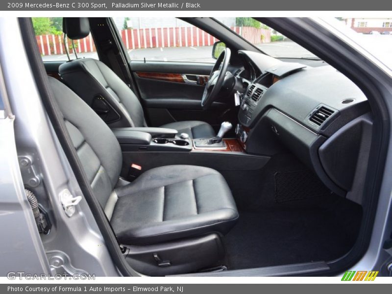 Palladium Silver Metallic / Black 2009 Mercedes-Benz C 300 Sport