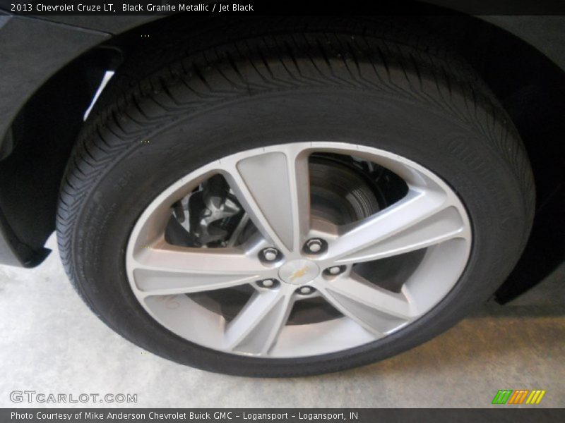Black Granite Metallic / Jet Black 2013 Chevrolet Cruze LT