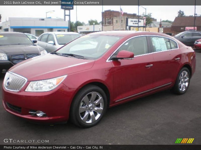 Red Jewel Tintcoat / Cocoa/Cashmere 2011 Buick LaCrosse CXL