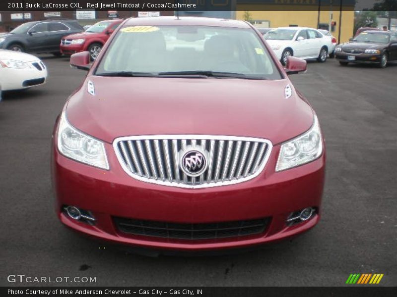 Red Jewel Tintcoat / Cocoa/Cashmere 2011 Buick LaCrosse CXL