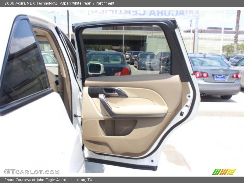 Aspen White Pearl / Parchment 2008 Acura MDX Technology