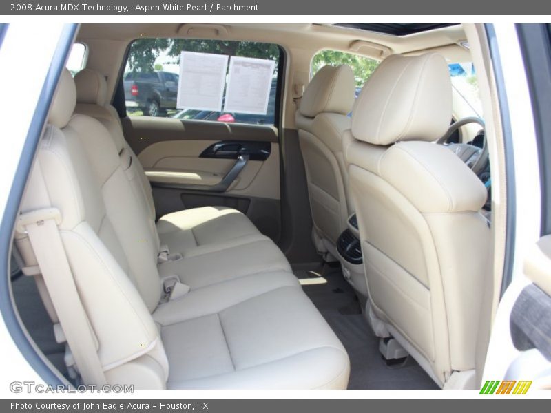 Aspen White Pearl / Parchment 2008 Acura MDX Technology