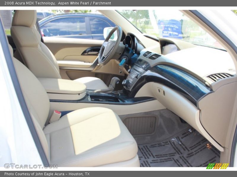 Aspen White Pearl / Parchment 2008 Acura MDX Technology