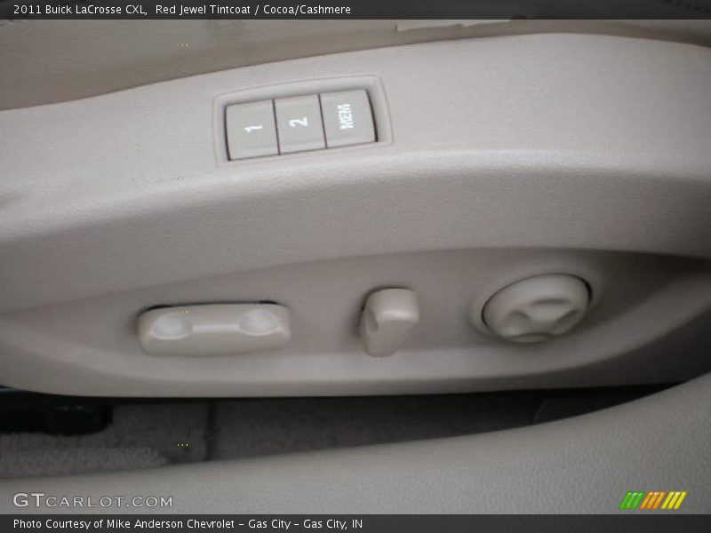 Red Jewel Tintcoat / Cocoa/Cashmere 2011 Buick LaCrosse CXL