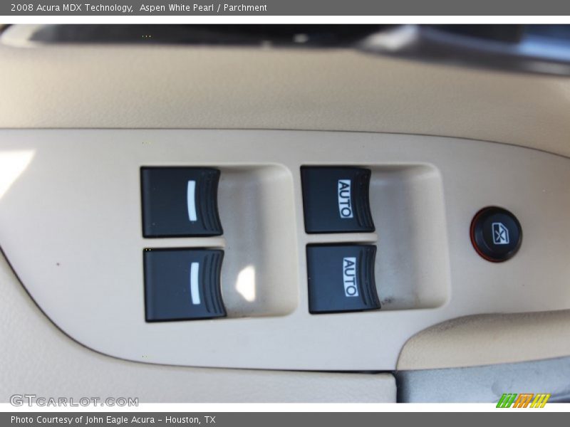 Aspen White Pearl / Parchment 2008 Acura MDX Technology