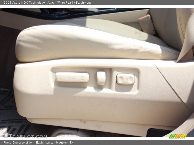Aspen White Pearl / Parchment 2008 Acura MDX Technology