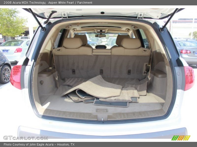 Aspen White Pearl / Parchment 2008 Acura MDX Technology