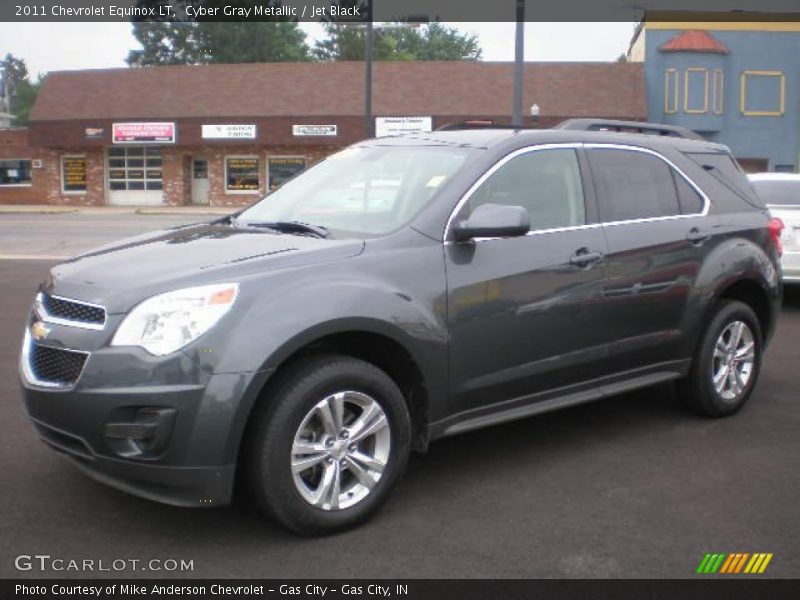 Cyber Gray Metallic / Jet Black 2011 Chevrolet Equinox LT