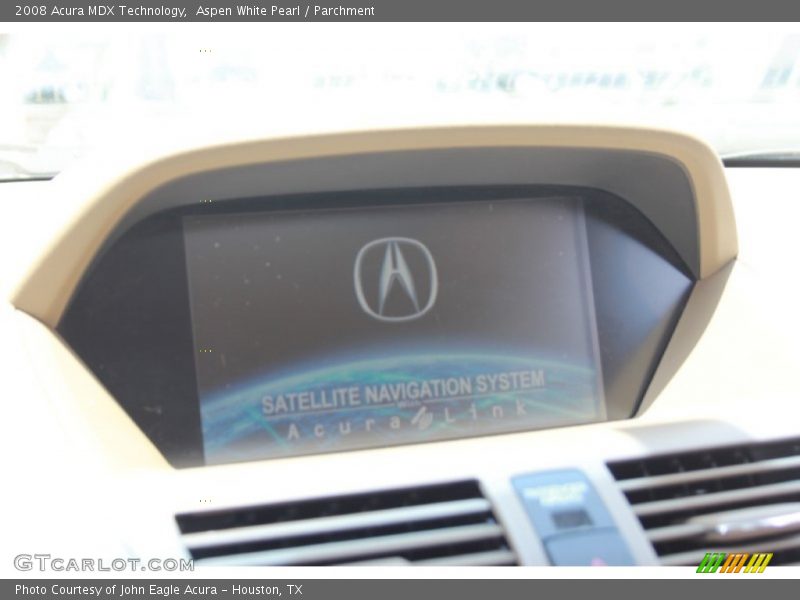 Aspen White Pearl / Parchment 2008 Acura MDX Technology