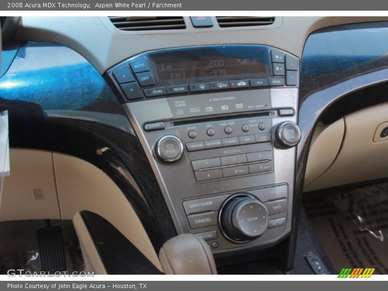 Aspen White Pearl / Parchment 2008 Acura MDX Technology