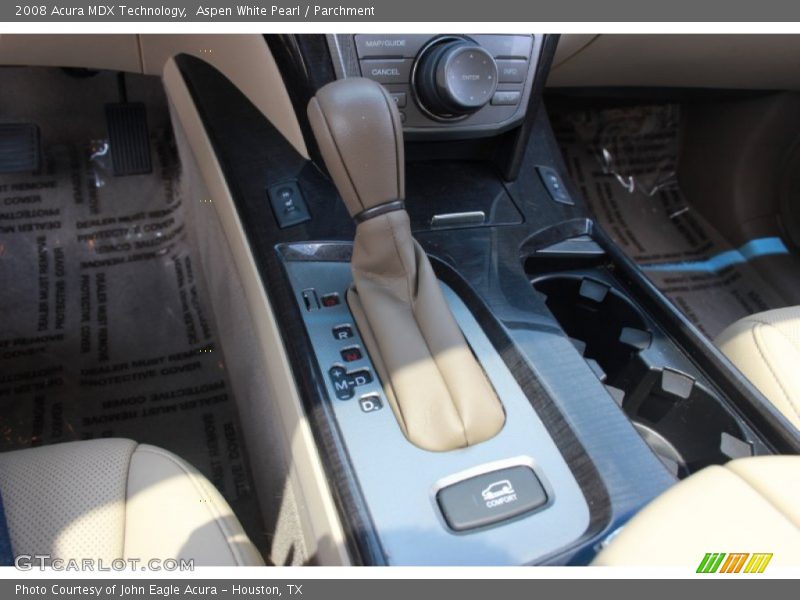 Aspen White Pearl / Parchment 2008 Acura MDX Technology