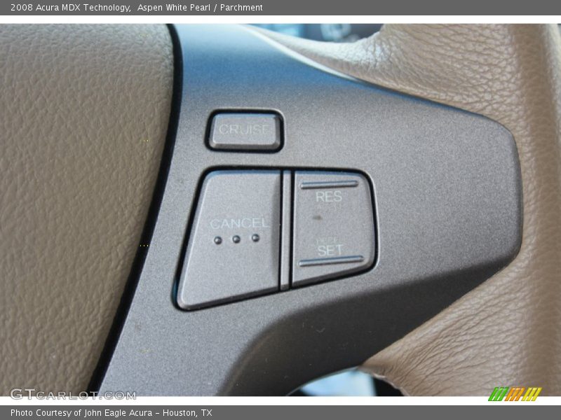 Aspen White Pearl / Parchment 2008 Acura MDX Technology