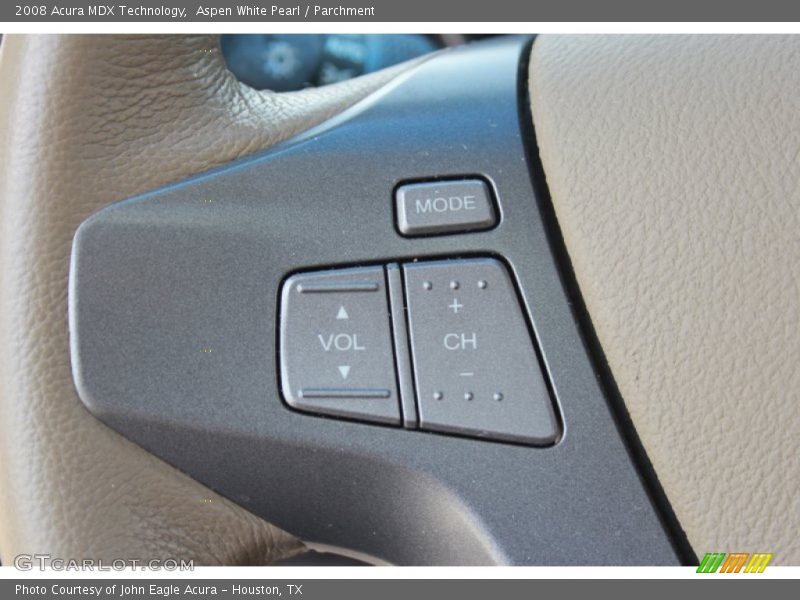 Aspen White Pearl / Parchment 2008 Acura MDX Technology