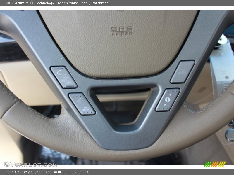 Aspen White Pearl / Parchment 2008 Acura MDX Technology