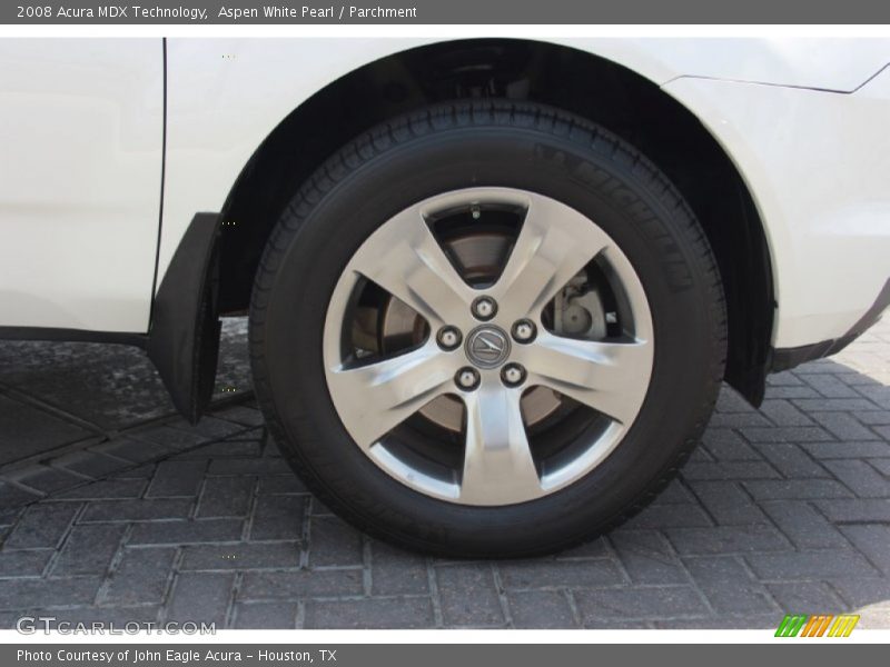 Aspen White Pearl / Parchment 2008 Acura MDX Technology