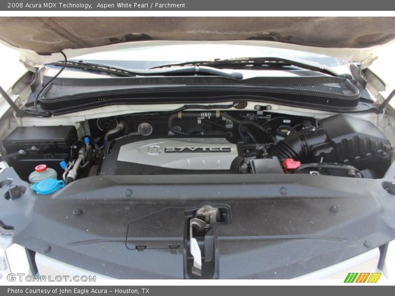 Aspen White Pearl / Parchment 2008 Acura MDX Technology