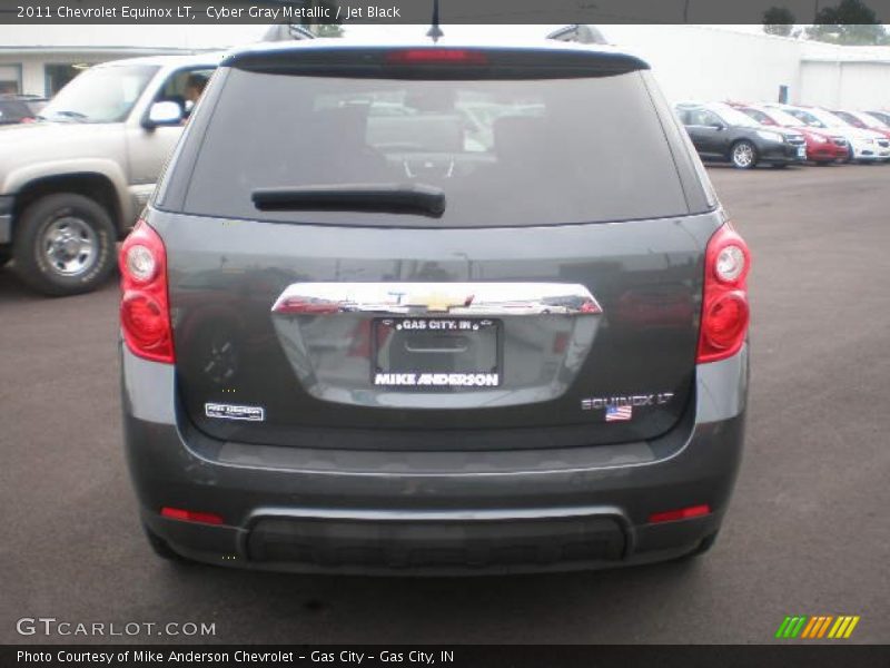 Cyber Gray Metallic / Jet Black 2011 Chevrolet Equinox LT