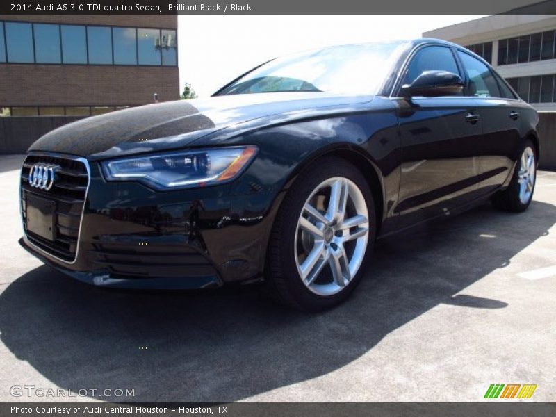 Brilliant Black / Black 2014 Audi A6 3.0 TDI quattro Sedan