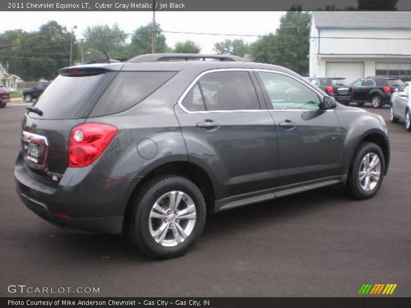 Cyber Gray Metallic / Jet Black 2011 Chevrolet Equinox LT
