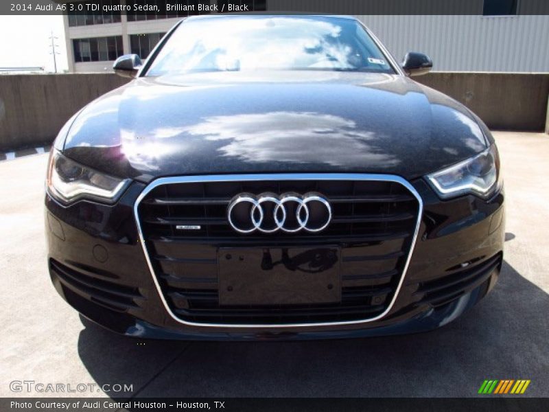 Brilliant Black / Black 2014 Audi A6 3.0 TDI quattro Sedan