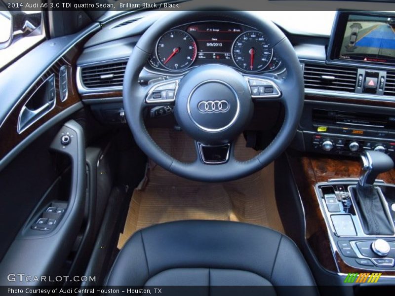 Brilliant Black / Black 2014 Audi A6 3.0 TDI quattro Sedan