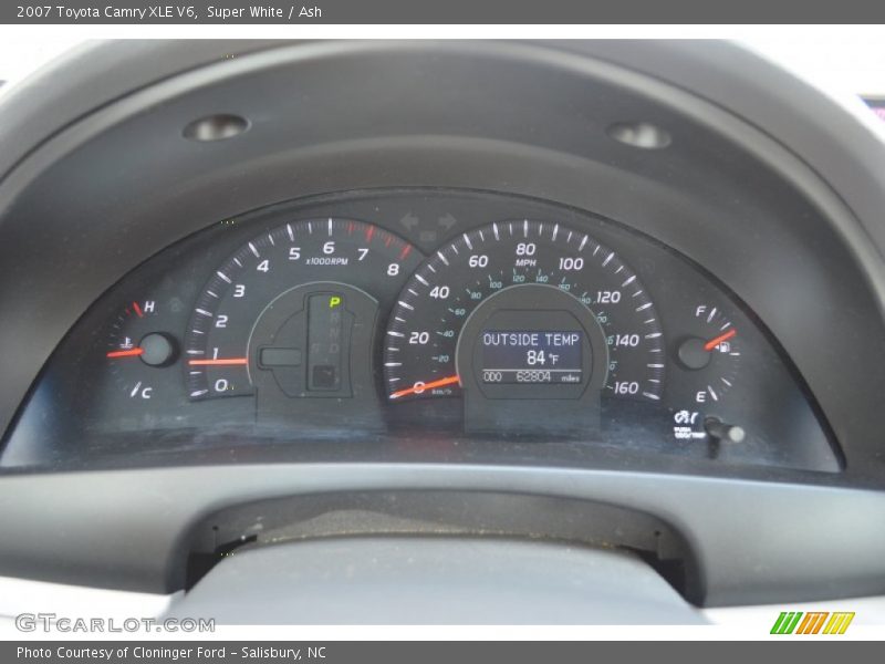Super White / Ash 2007 Toyota Camry XLE V6