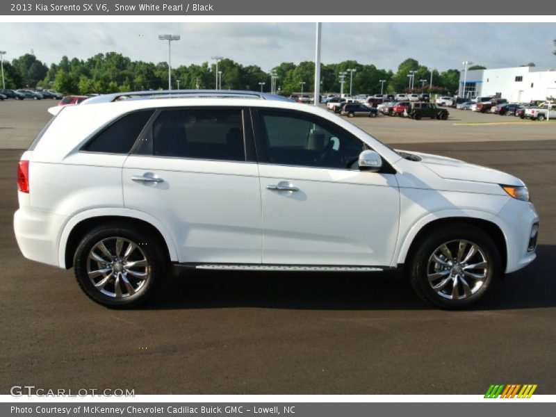 Snow White Pearl / Black 2013 Kia Sorento SX V6