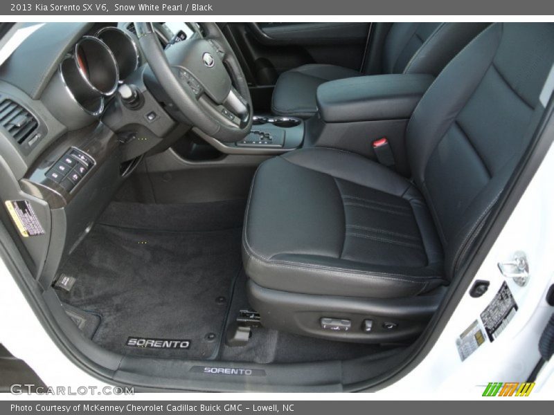 Snow White Pearl / Black 2013 Kia Sorento SX V6