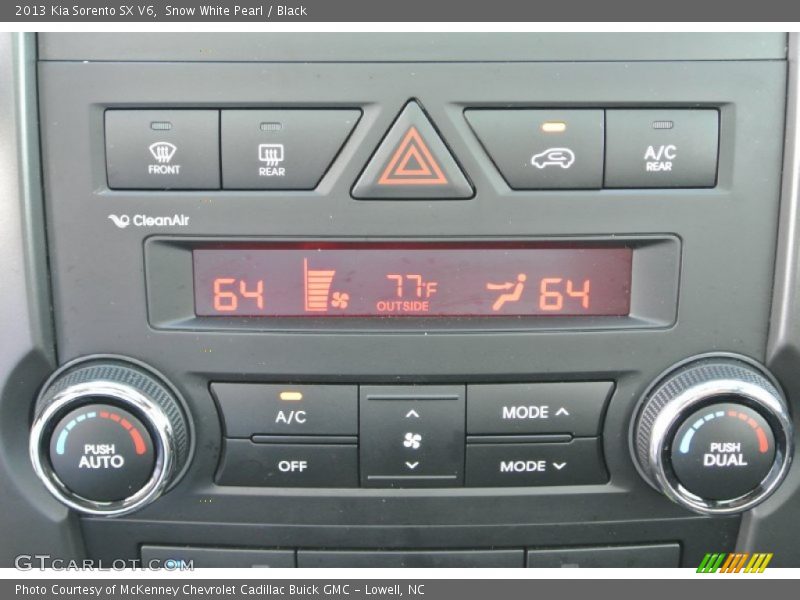 Snow White Pearl / Black 2013 Kia Sorento SX V6