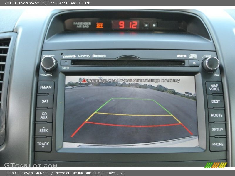 Snow White Pearl / Black 2013 Kia Sorento SX V6