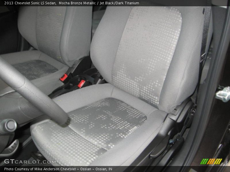 Mocha Bronze Metallic / Jet Black/Dark Titanium 2013 Chevrolet Sonic LS Sedan